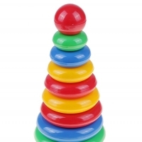 Игрушка детская пирамида из пластика